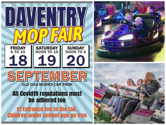 This year's Daventry Mop Fair kicks off tonight