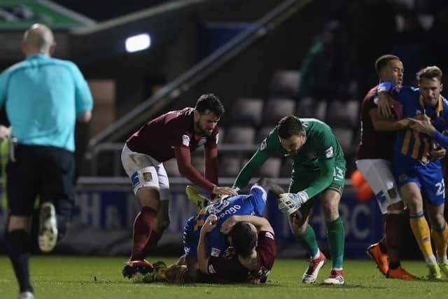 John-Joe O'Toole and Shrewsbury's Abu Ogogo were both dismissed when these two last faced one another.