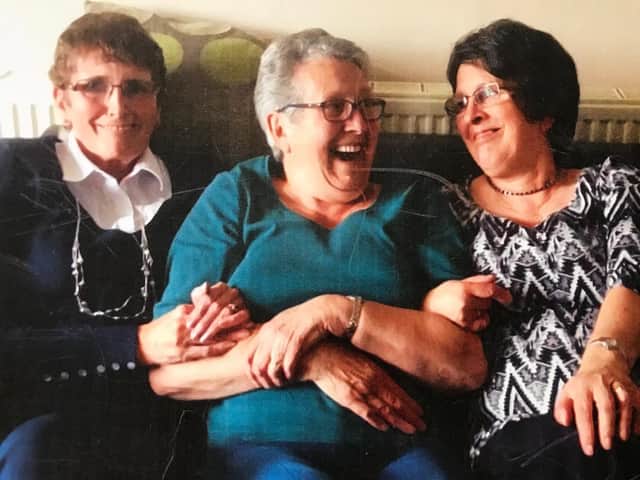 Sisters pictured left to right: Lesley Bushell, Janet Haynes and Diana Holland.