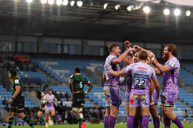 Exeter secured their place in the semi-finals