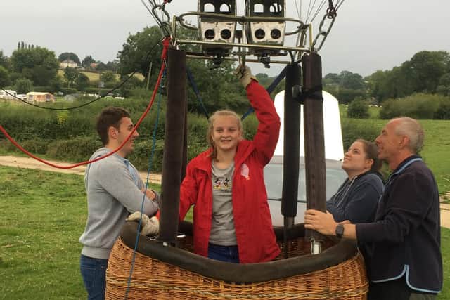 Katie has been involved in flying for more than five years.