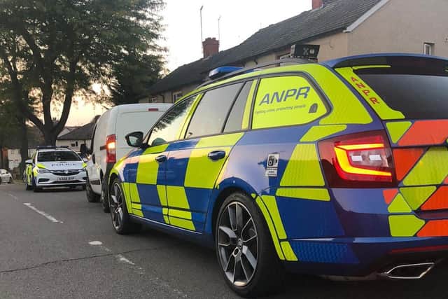 One of new Interceptors halted the suspect van in Kettering on Monday night. Photo: Northamptonshire Police