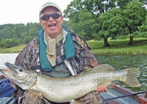 Angling legend and former president of the Cobblers Bob Church MBE. He passed away in 2019.