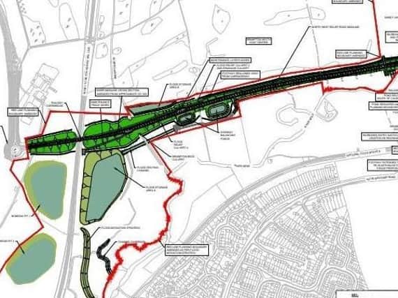 The North West Relief Road was voted through on Monday despite 200 letters of objection.