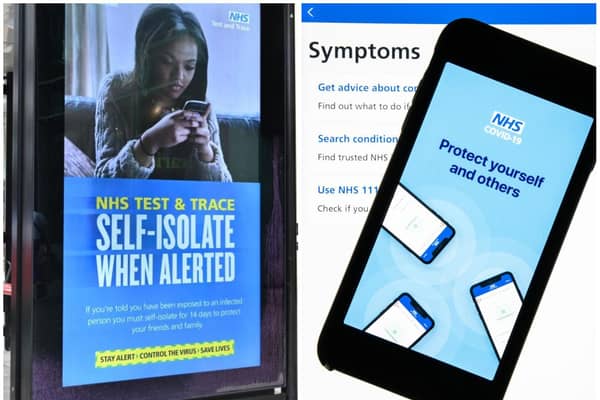 NHS Test and Trace will be bolstered by Thursday's launch of the new app. Photos: Getty Images