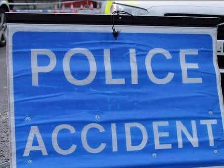 Two lanes are blocked on the A45 on Monday morning