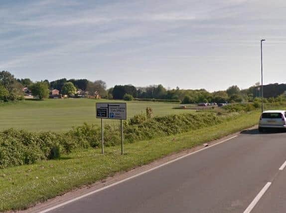 The site as viewed from Eastern Way.