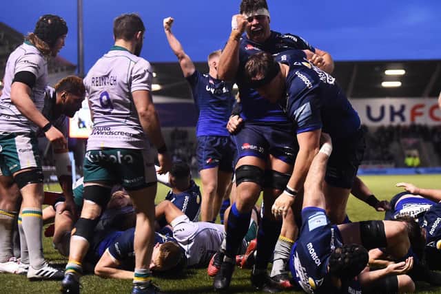 Saints were top of the table when they lost at Sale back in December