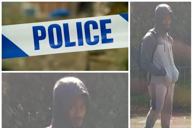 Police issued this CCTV image of a man they want to speak to in connection with last week's attack