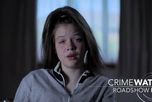 Victim Alicia told of her terrifying ordeal on BBc's Crimewatch earlier this month