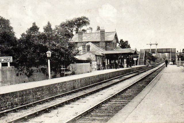 How Towcester railway station used to look. Photo: Wikimedia Commons
