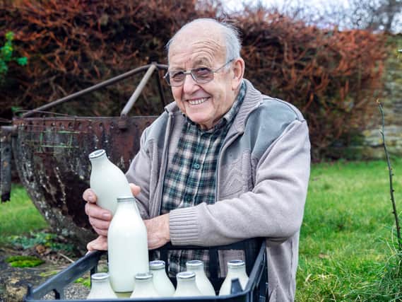 Tony, 85, (pictured in January this year) has been a face well known and loved in Holcot for 70 years. Picture by Kirsty Edmonds.