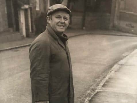 Tony Moulds pictured delivering the milk in years gone by