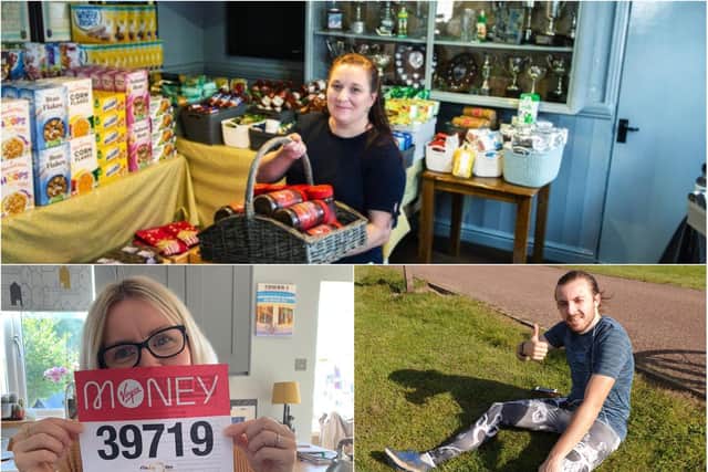 Teresa McCarthy-Dixon (top), Amy Taylor (bottom left) and David Sanderson (bottom right) will all take on the challenge this weekend.