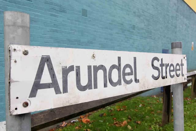 Arundel Street is on the corner of Grafton Street Industrial Estate.
