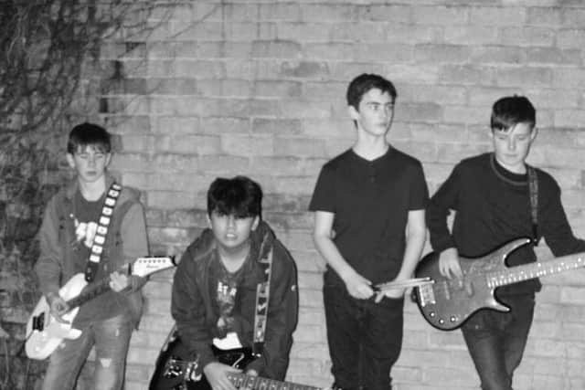 (L-R) Artefact's members Tristan Forshaw, Bradley O'Dwyer, Matthew Cotter and Emerson Button
