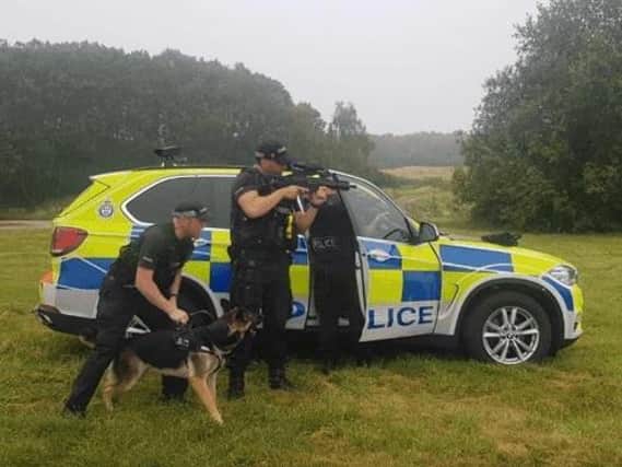 The Northamptonshire Police Dogs have a unique set of crime fighting skills.