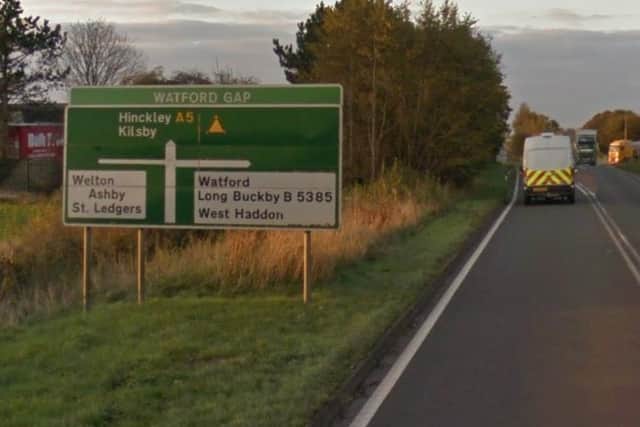 A man is in hospital with potentially life-changing injuries following a severe crash on the A5.