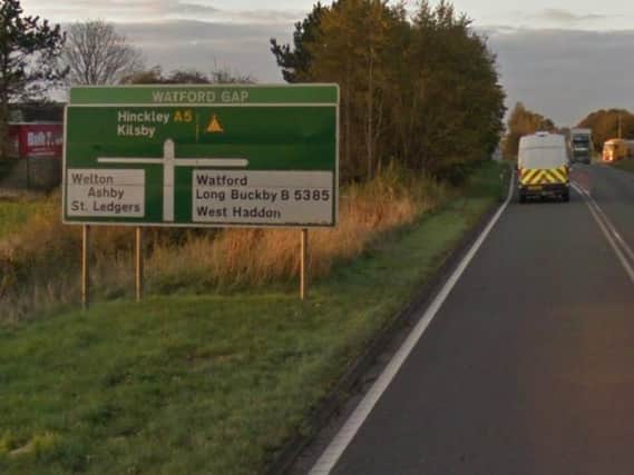 A man is in hospital with potentially life-changing injuries following a severe crash on the A5.