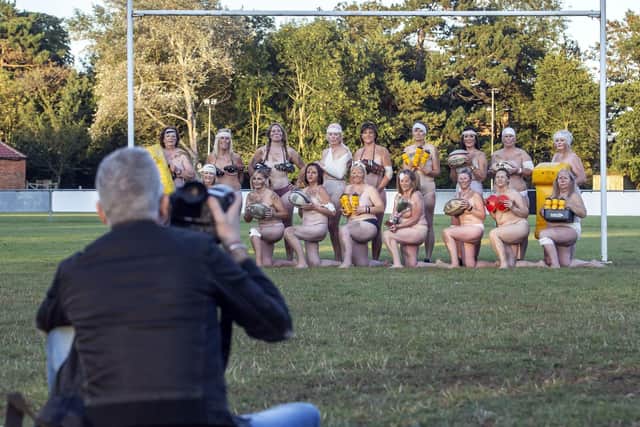 A number of the charity's members took part in the calendar photo shoot last year. Photo: Kirsty Edmonds.