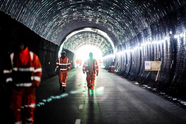 Part of the tunnel is already being used for testing. Picture by Beth Walsh Photography