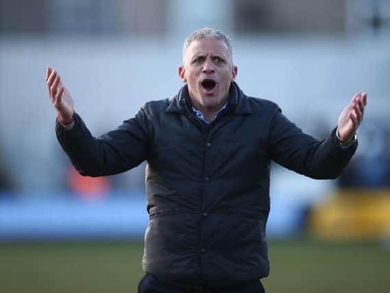 Keith Curle will rev up his players for their derby clash with Peterborough United.