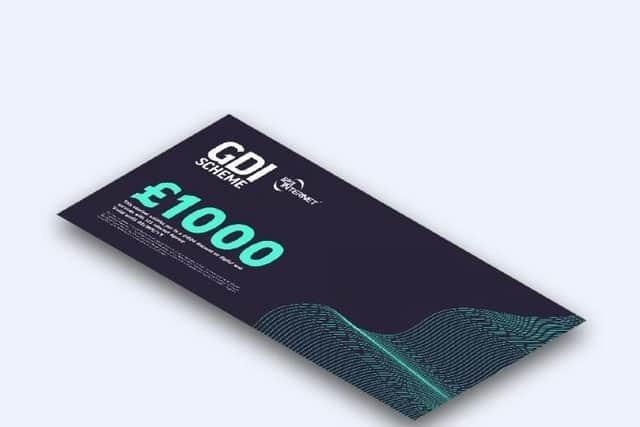 Businesses can apply to receive a £1,000 voucher that can spent on digital marketing, web design and branding services.