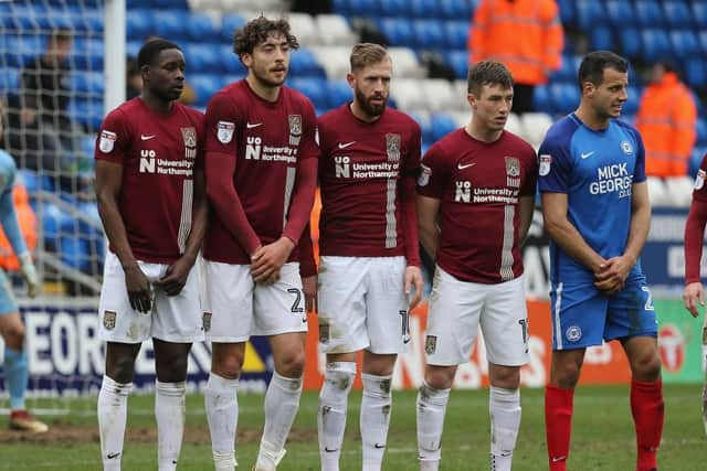 Sam Hoskins is the only survivor from the last Cobblers team to play Peterborough in a league fixture.