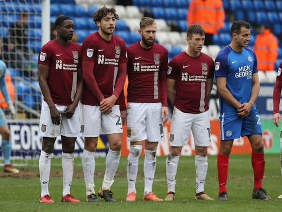 Sam Hoskins is the only survivor from the last Cobblers team to play Peterborough in a league fixture.