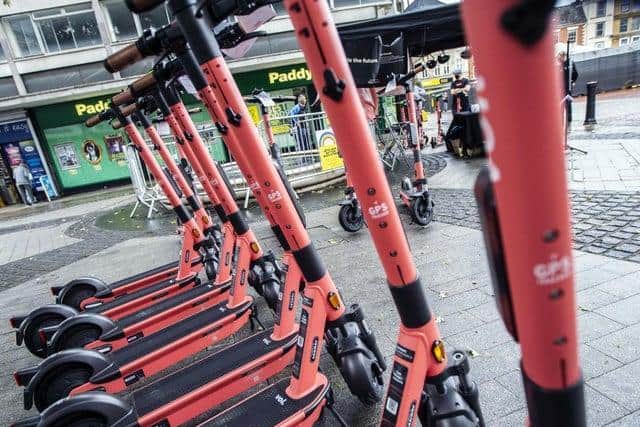 E-scooters have been seen across Northampton