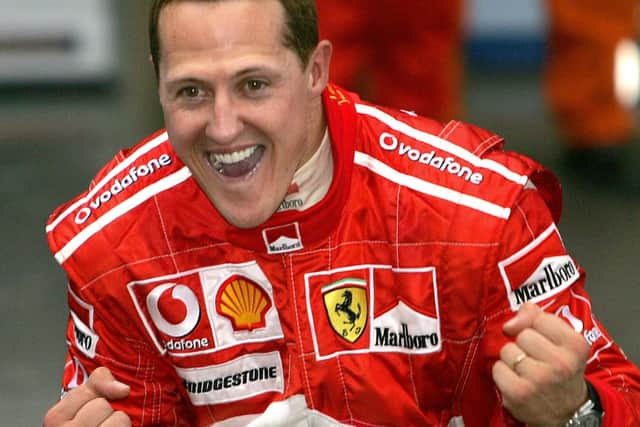 Michael Schumacher won his 91st win in China 2006