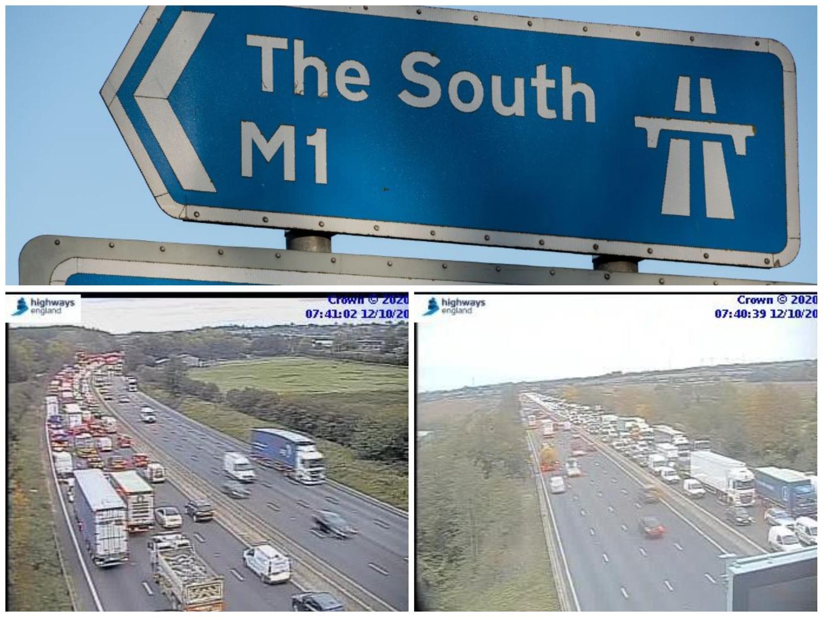 travel news m1 southbound today