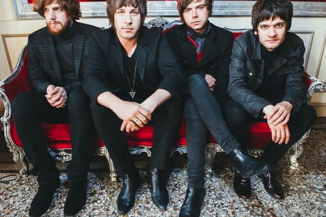 The Moons are (from left) Ben Curtis, Andy Crofts, Ben Gordelier and Chris Watson