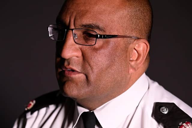 Supt Dennis Murray remembers how his own family were victims of hate crimes. Photos Dave Jackson / Northamptonshire Police