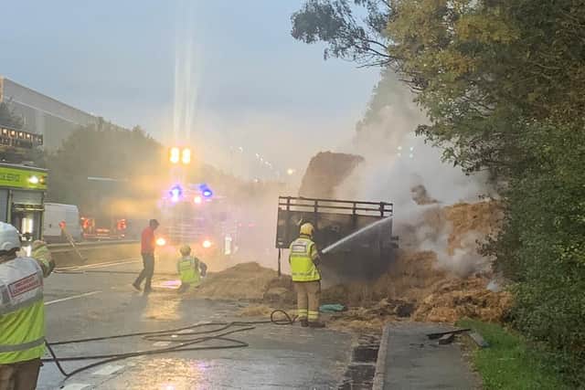 The A14 is likely to be closed westbound throughout the night