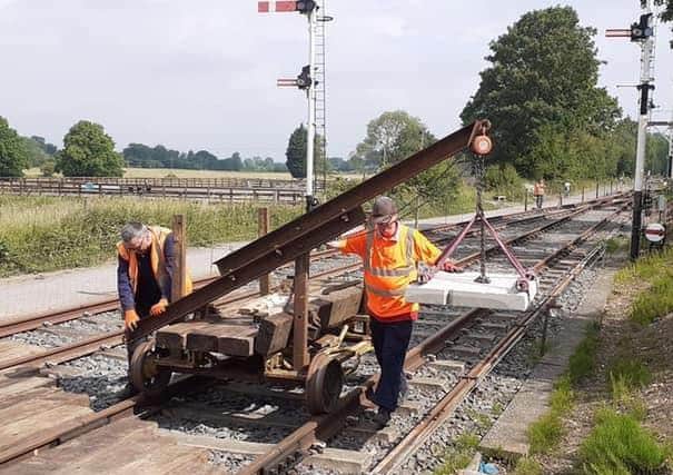 The heritage railway is run entirely by volunteers