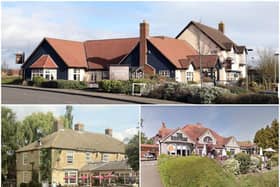 Three of Marston's pubs in Northamptonshire. (Clockwise from top) Harpers Brook in Corby, Sunnyside in Northampton (Photo: Google) and The Navigation in Stoke Bruerne