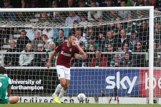 Andy Williams scored twice as Cobblers beat Plymouth 3-1 last season.