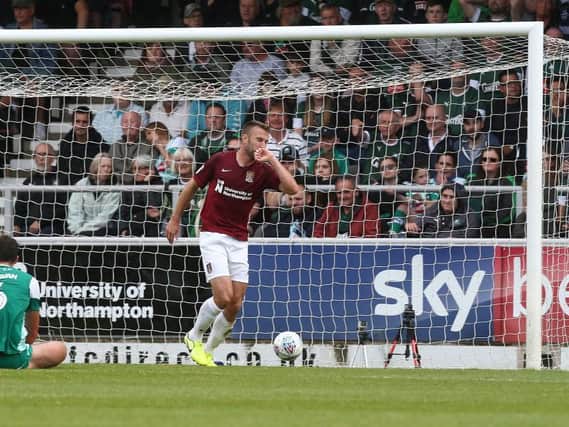 Andy Williams scored twice as Cobblers beat Plymouth 3-1 last season.
