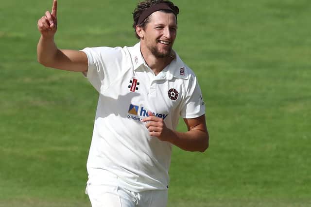 Northants seam bowler Jack White