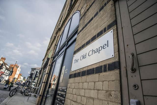 The Old Chapel on Abington Street, Northampton, has been completely restored after the fire in 2018
