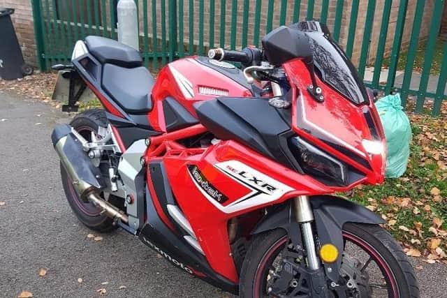 This motorcycle was seized by police in Rectory Farm, Northampton on Monday (October 19) after the driver was already given a Section 59 warning.