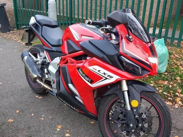 This motorcycle was seized by police in Rectory Farm, Northampton on Monday (October 19) after the driver was already given a Section 59 warning.