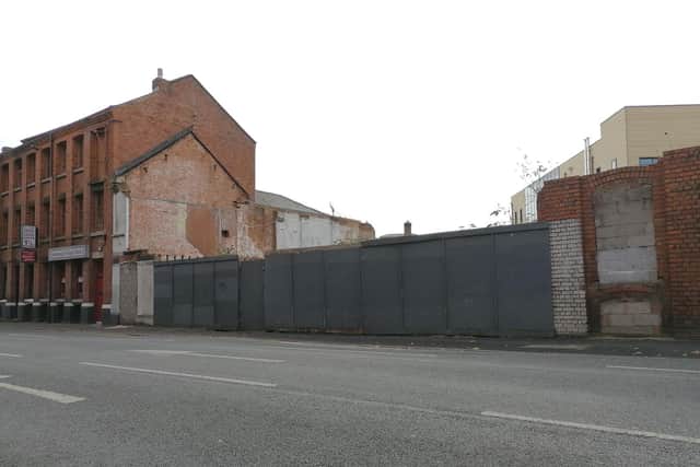 The vacant site on St Michael's Road that has been earmarked for development.