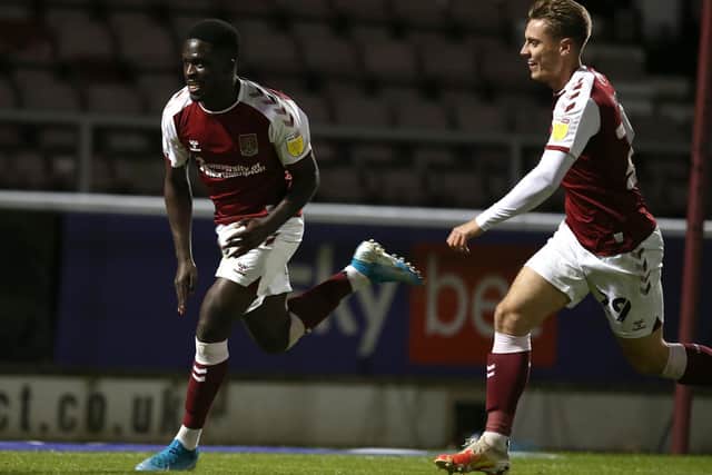 Christopher Missilou and Danny Rose scored the goals that secured Tuesday night's 2-1 win over Swindon Town (Pictures: Pete Norton)