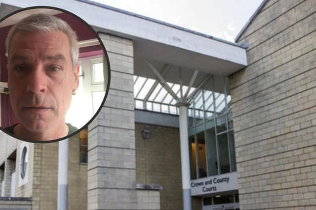 James Barrie appeared at Northampton Crown Court yesterday