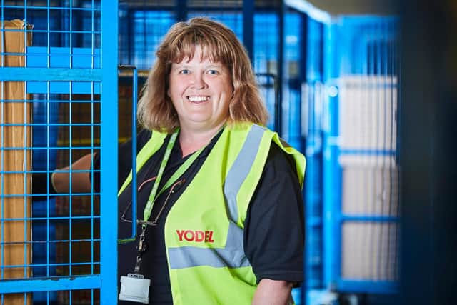 Julie Paul, from Northampton, has worked for Yodel for 30 years
