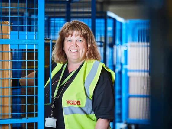 Julie Paul, from Northampton, has worked for Yodel for 30 years