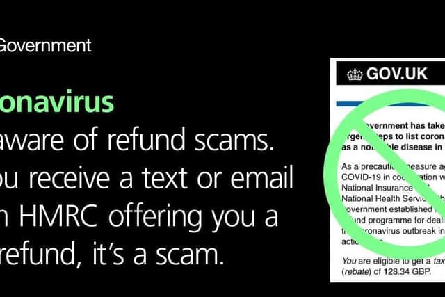 The Government recently issued warnings over bogus messages from HMRC
