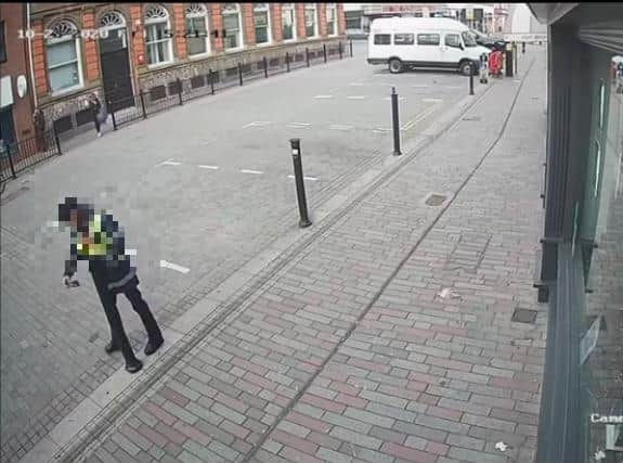 Daniel Granger has asked the council to improve their signage after sharing a video of a traffic warden removing the stickers.